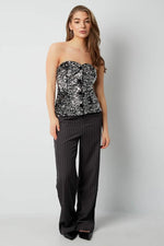 Glitter Corset TopClothes/Women's Tops/Sleeveless topsLovirea