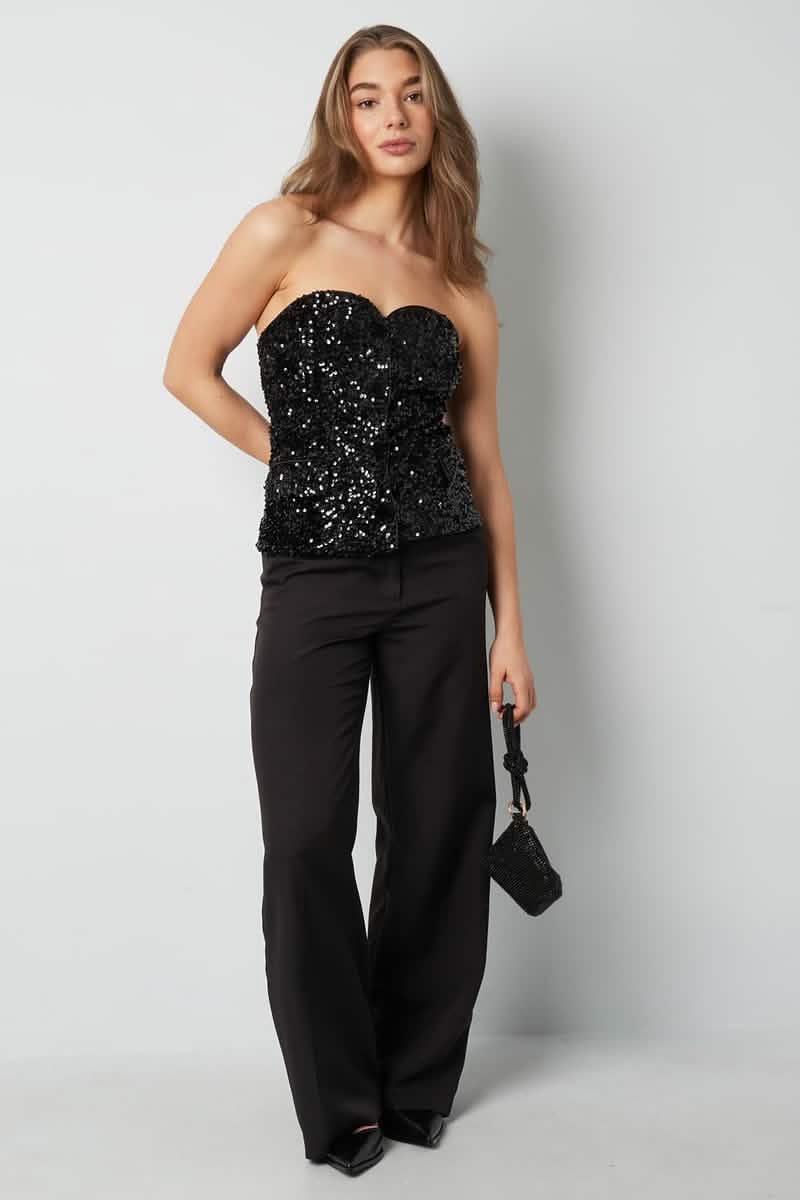 Glitter Corset TopClothes/Women's Tops/Sleeveless topsLovirea