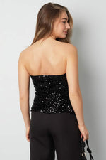 Glitter Corset TopClothes/Women's Tops/Sleeveless topsLovirea