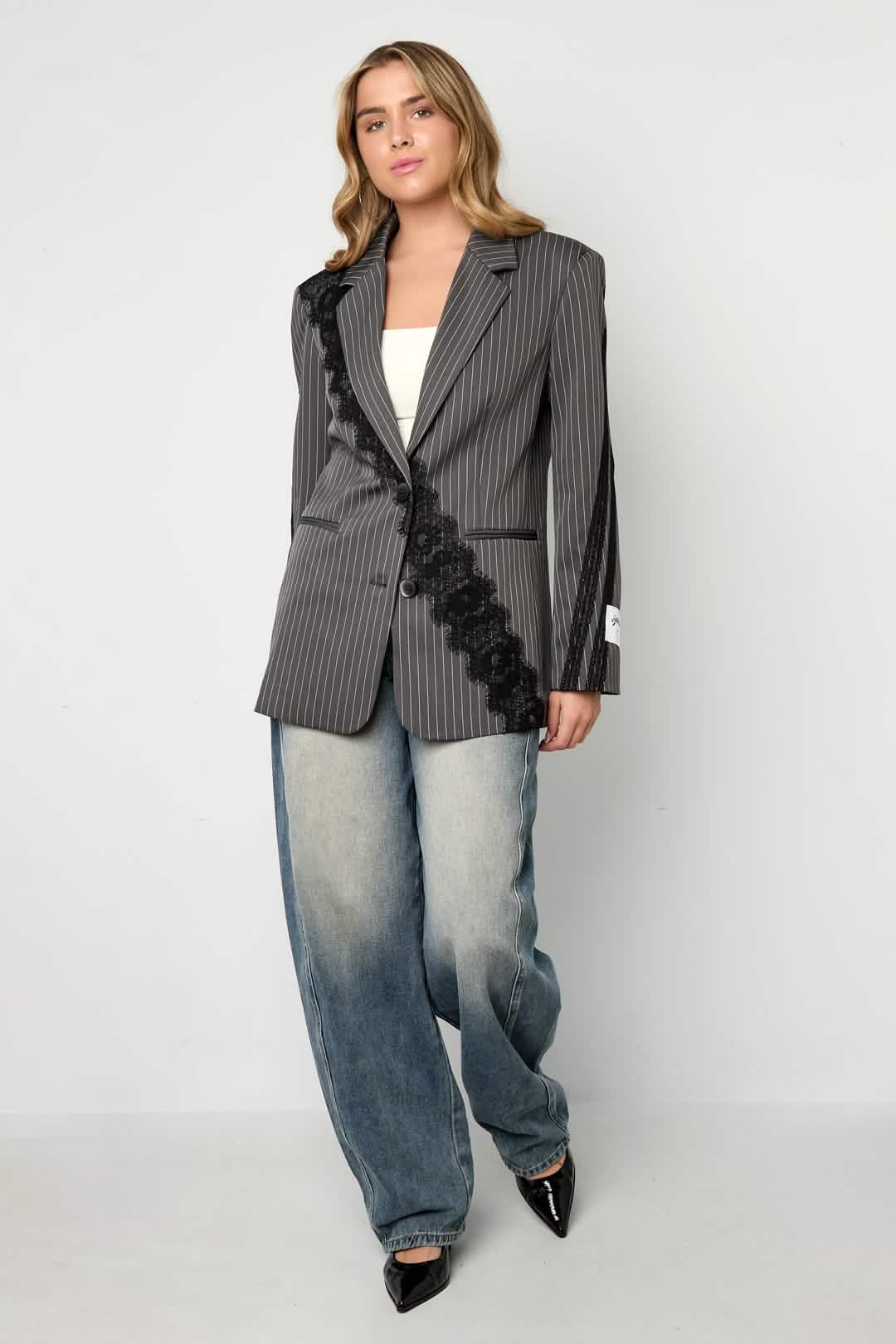 Lace BlazerClothes/Women's suit/Ladies' suit setLovirea