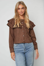 Layered Blouse SuedeClothes/Women's Tops/Blouses & ShirtsLovirea