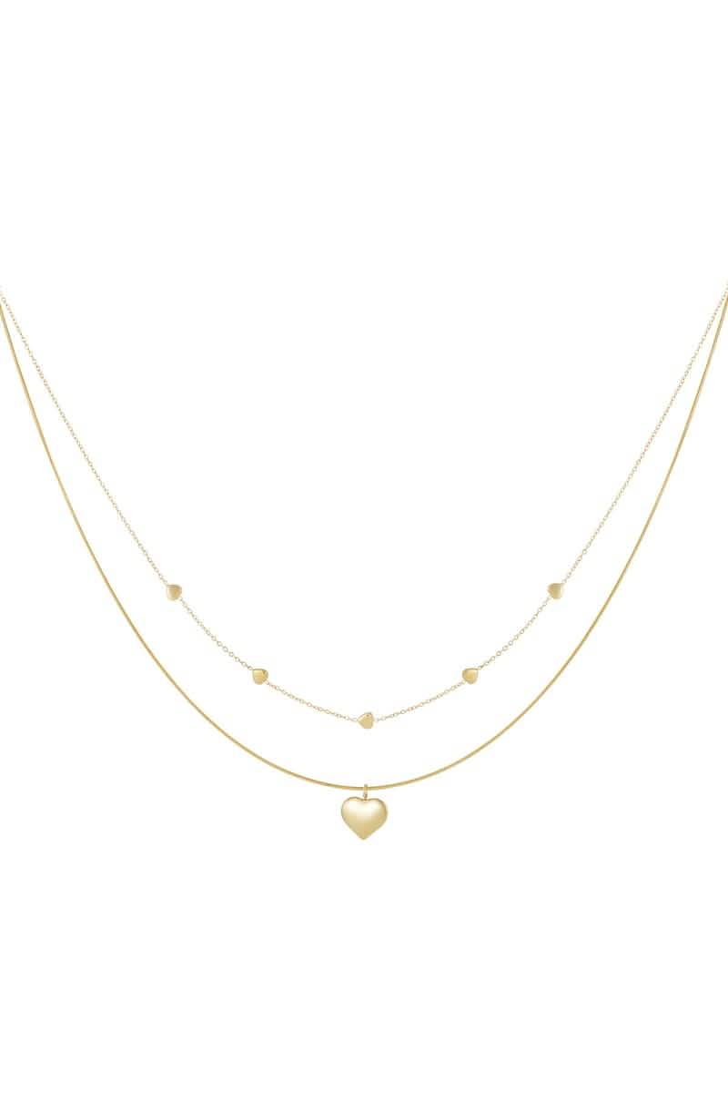 Layered Necklaces HeartWomen's jewelry/Necklaces/Layered NecklacesLovirea