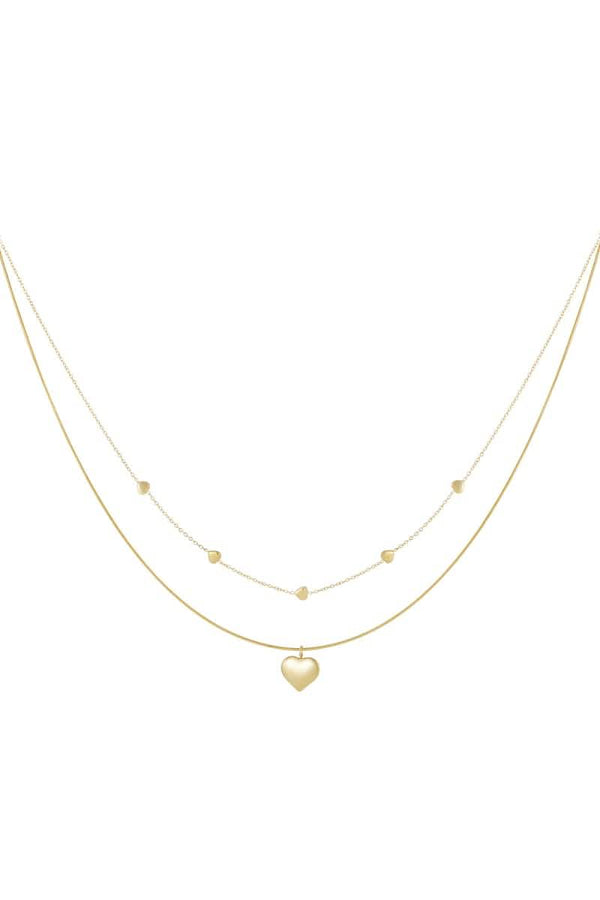 Layered Necklaces HeartWomen's jewelry/Necklaces/Layered NecklacesLovirea