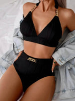 Luxe Bikini met Gouden AccentenLovirea