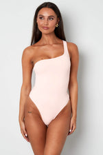One shoulder body basicClothes/Body Shapewear/Shapewear BodysuitLovirea