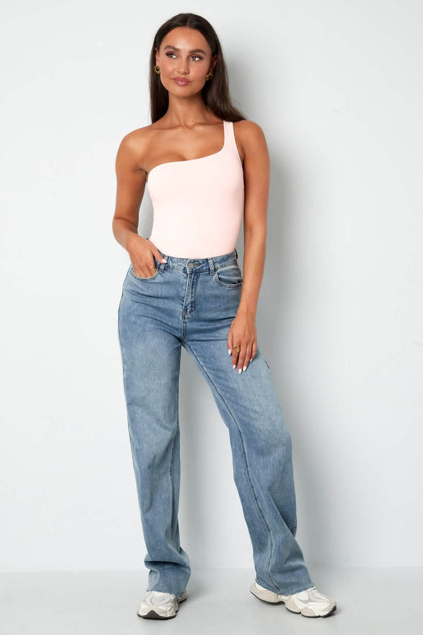 One shoulder body basicClothes/Body Shapewear/Shapewear BodysuitLovirea