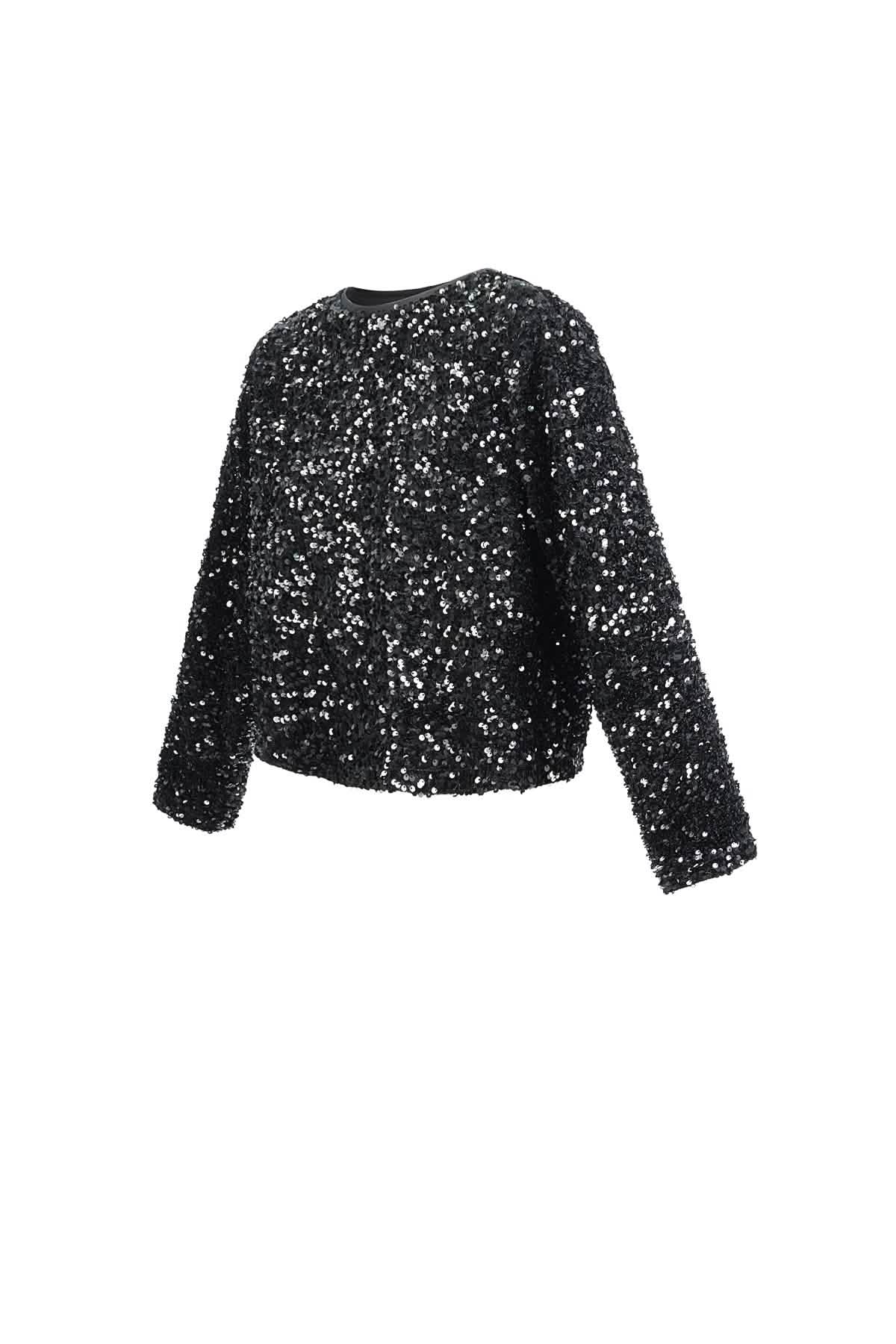 Party top with sequinsClothes/Women's Tops/Long sleeve topsLovirea