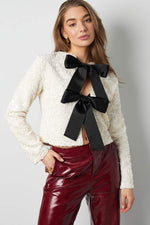 Party top with sequinsClothes/Women's Tops/Long sleeve topsLovirea