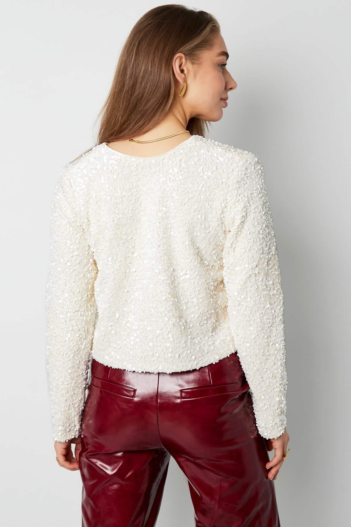 Party top with sequinsClothes/Women's Tops/Long sleeve topsLovirea