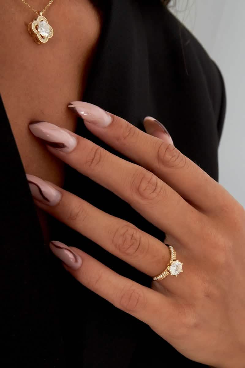 Ring stone with stones - Gold Color - 16Women's jewelry/Rings/Gemstone RingsLovirea