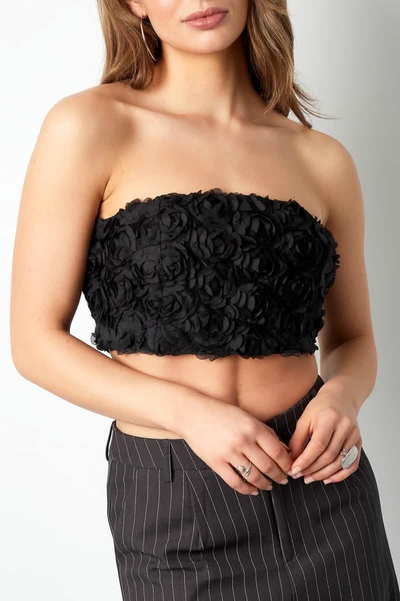 Roses bandeau topClothes/Women's Tops/Sleeveless topsLovirea