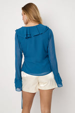 Ruffle Me LongsleeveClothes/Women's Tops/Long sleeve topsLovirea