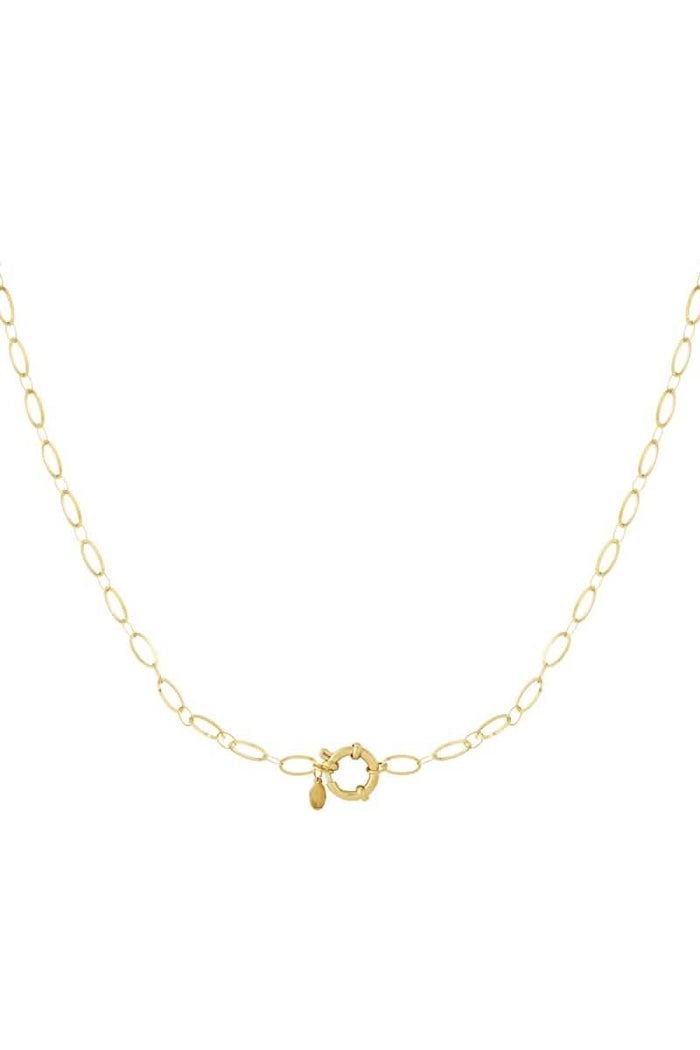 Simple lock necklace