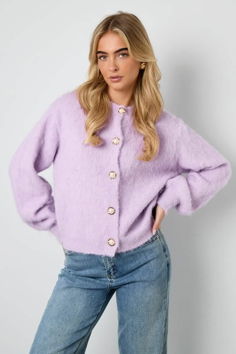 Soft Trendy cardiganClothes/Women's knitwear/Knit cardiganLovirea