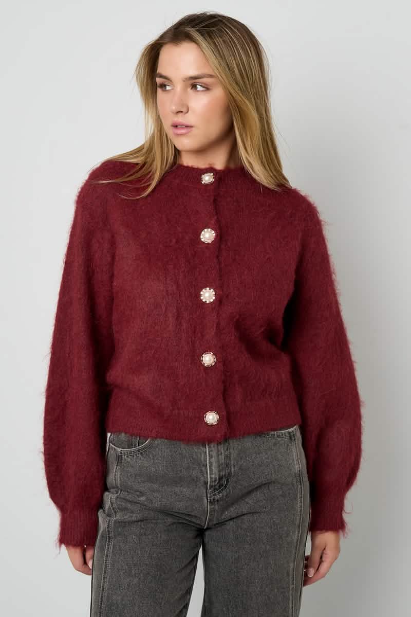Soft Trendy cardiganClothes/Women's knitwear/Knit cardiganLovirea