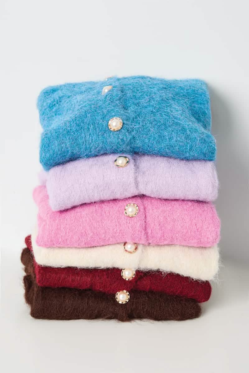 Soft Trendy cardiganClothes/Women's knitwear/Knit cardiganLovirea