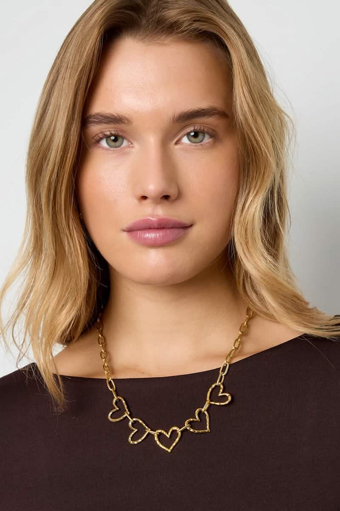 Stainless Steel Chain Heart Casual