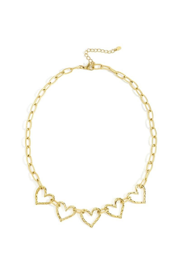 Stainless Steel Chain Heart Casual
