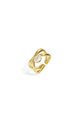 Stainless Steel Gemstone Rings