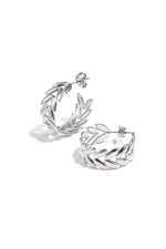 Stainless Steel Hoop Earrings leaf Casual Daily Simple Series Women's jewelryWomen's jewelry/Earrings/Hoop EarringsLovirea