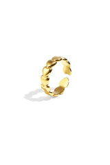 Stainless Steel Minimalist Rings Heart Casual
