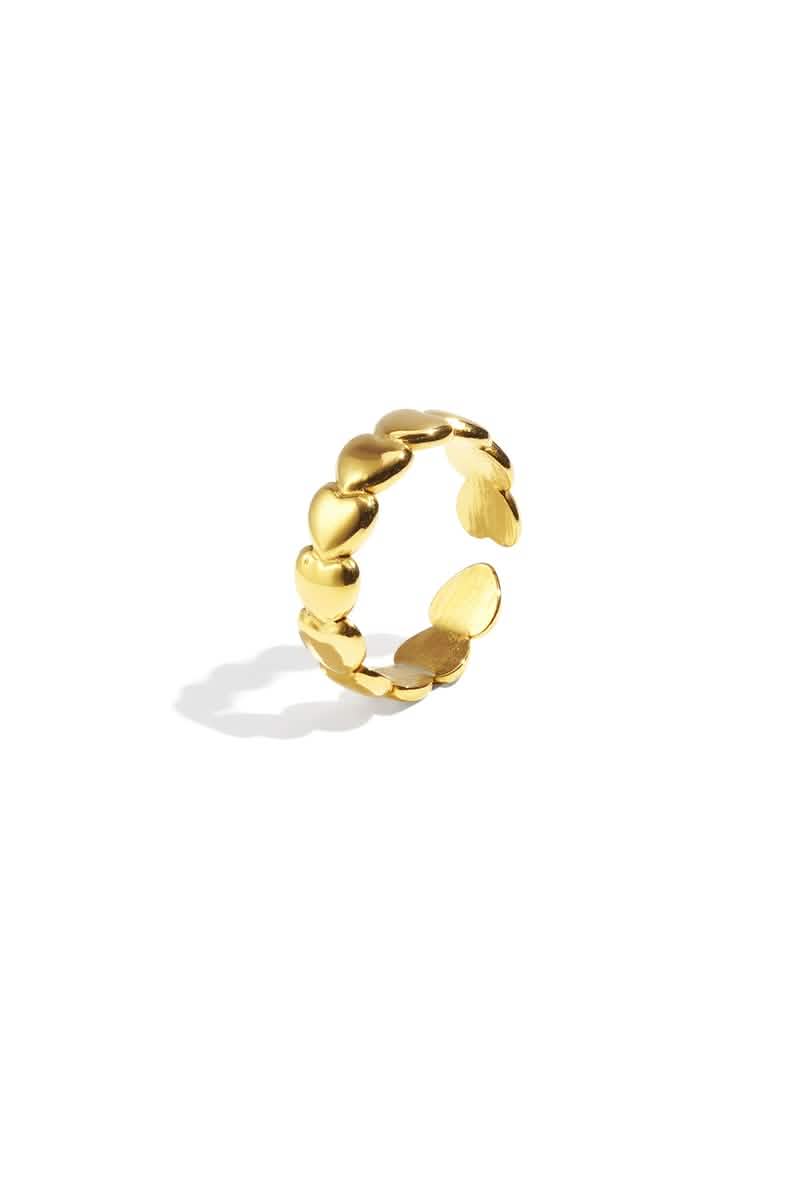 Stainless Steel Minimalist Rings Heart Casual Women's jewelry/Rings/Minimalist RingsLovirea