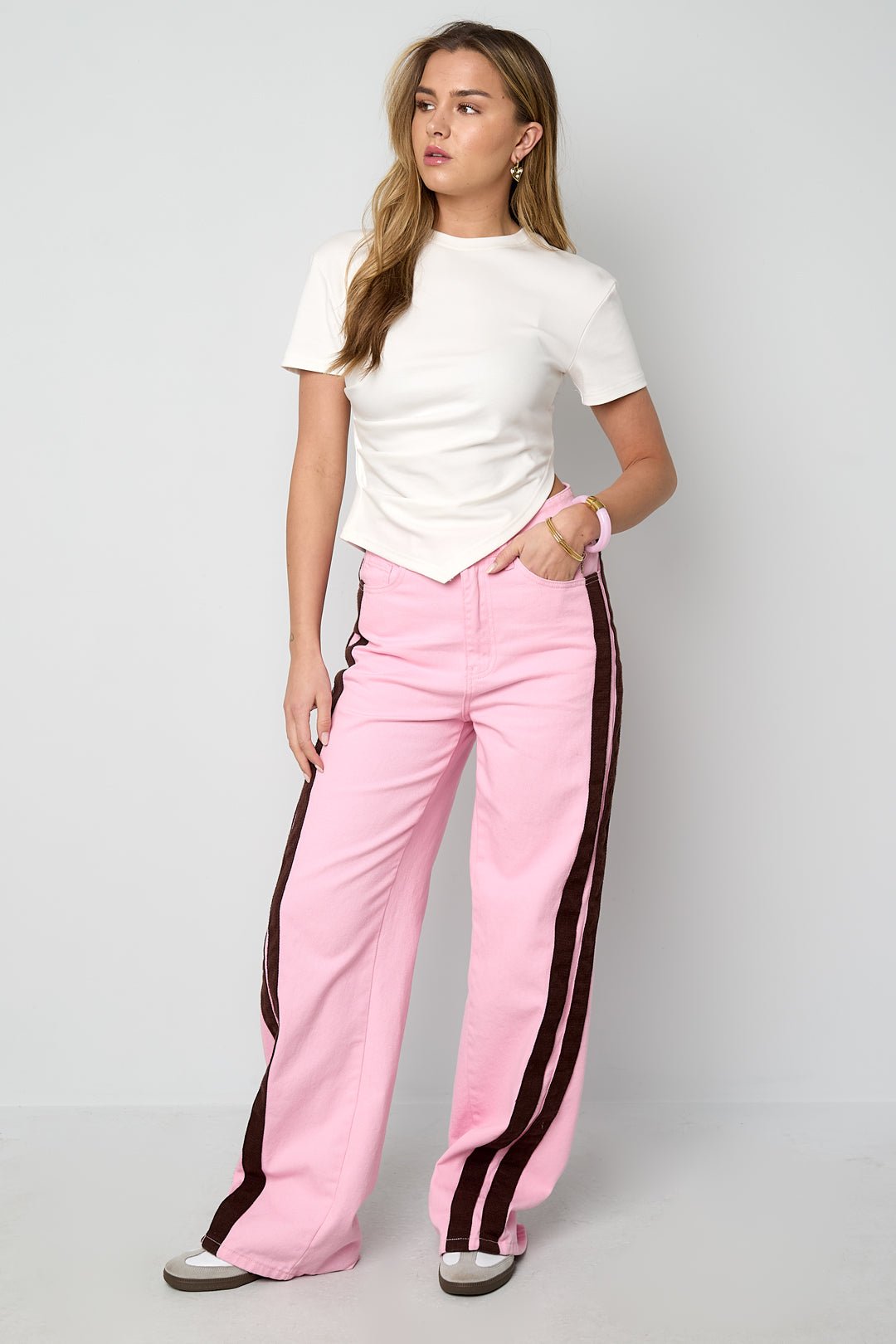 Statement Stripe JeanWomen's denimLovirea