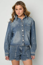 Strass Denim JacketDenim jacketLovirea
