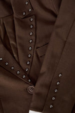 Studs BlazerClothes/Women's suit/Ladies' suit setLovirea