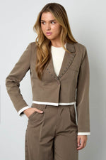 Studs BlazerClothes/Women's suit/Ladies' suit setLovirea