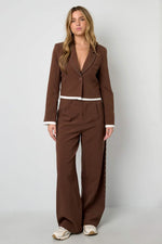 Studs BlazerClothes/Women's suit/Ladies' suit setLovirea