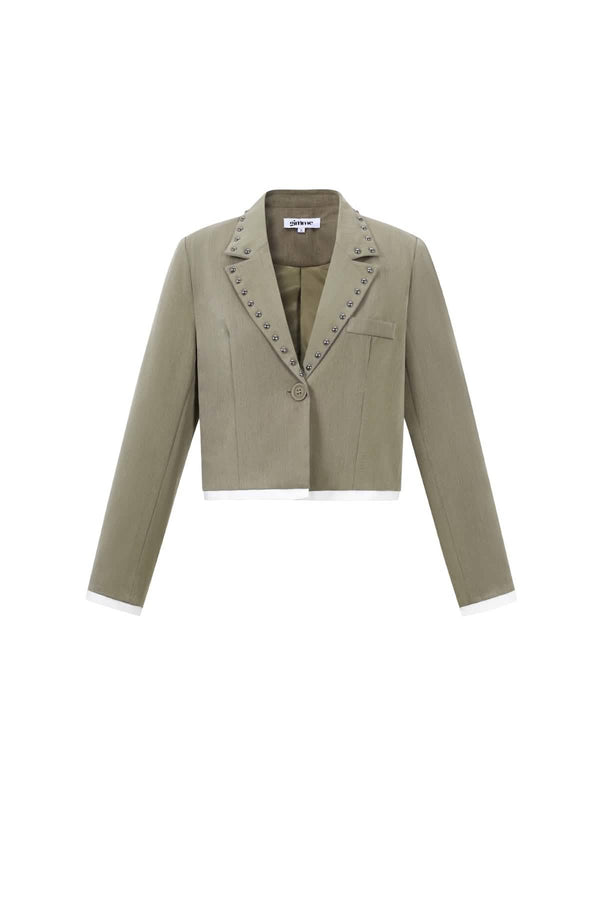 Studs BlazerClothes/Women's suit/Ladies' suit setLovirea