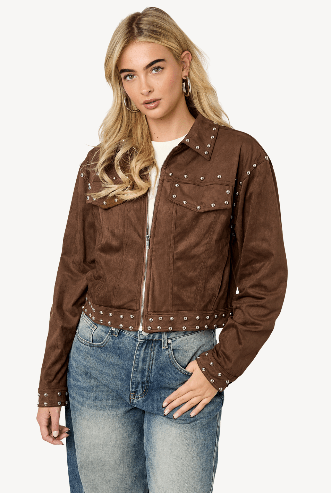 Suede Jacket StudsLovirea