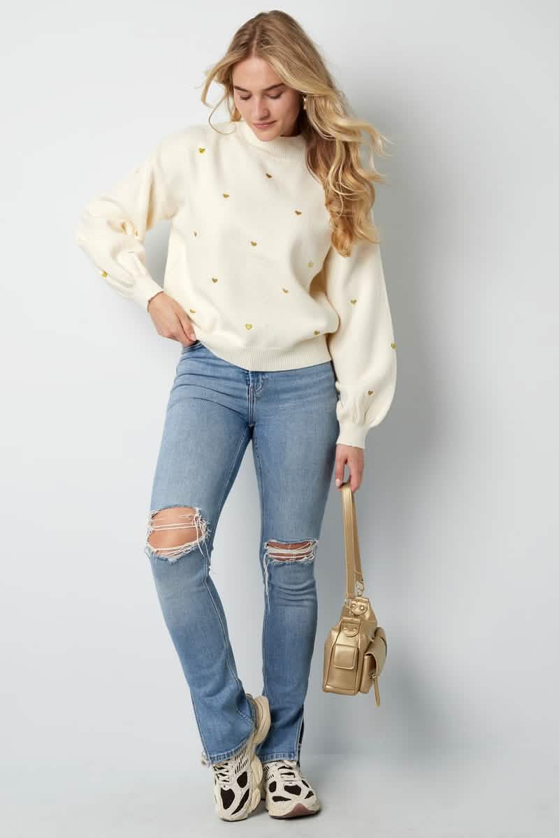Sweetheart Charm sweaterClothes/Women's knitwear/Knit sweatersLovirea
