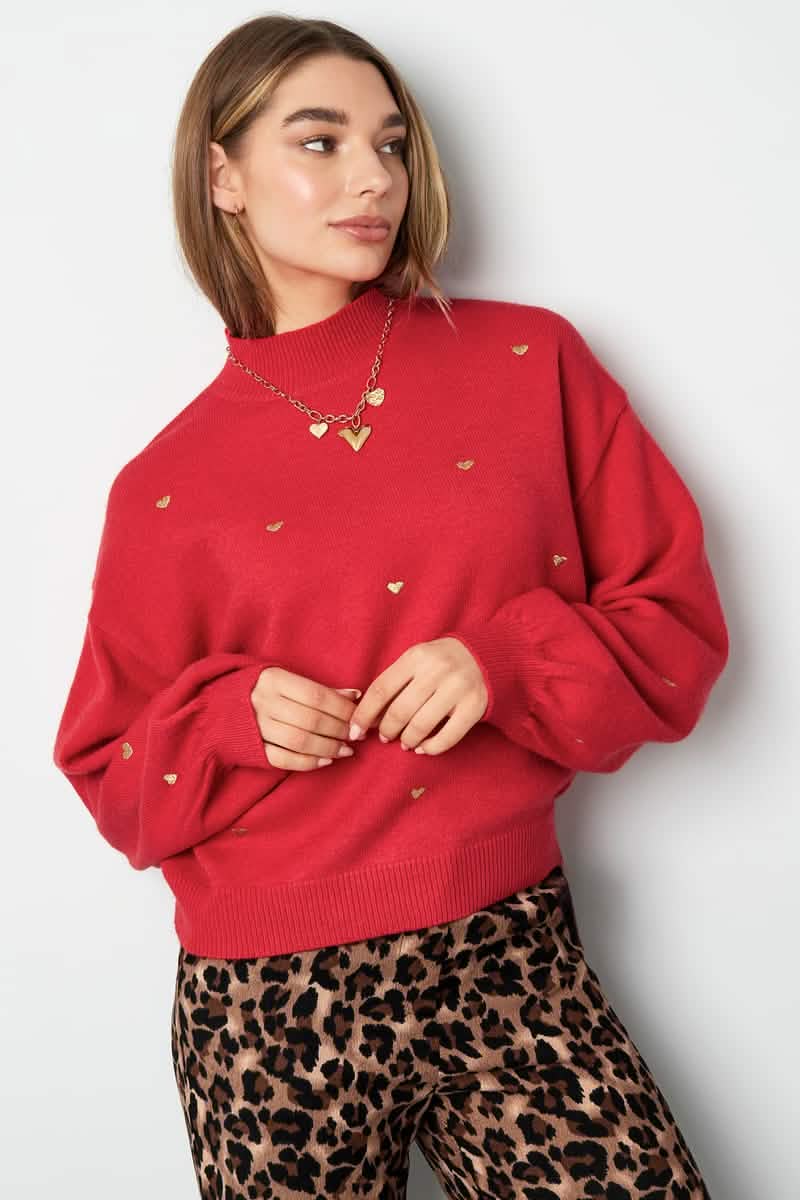 Sweetheart Charm sweaterClothes/Women's knitwear/Knit sweatersLovirea