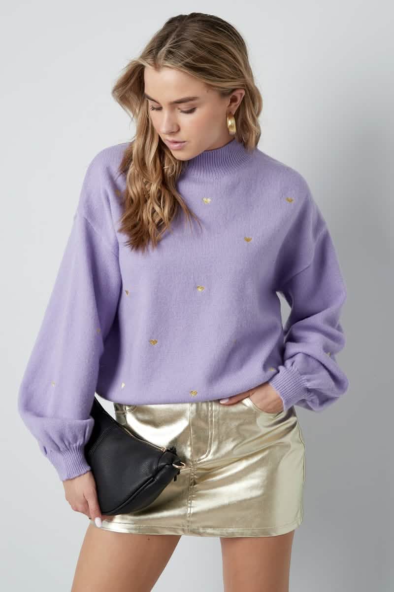 Sweetheart Charm sweaterClothes/Women's knitwear/Knit sweatersLovirea