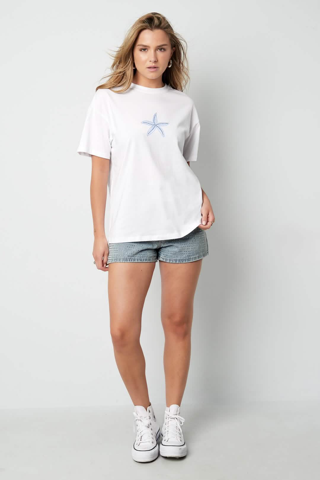 T-shirt beach wavesClothes/Women's Tops/T-shirtsLovirea