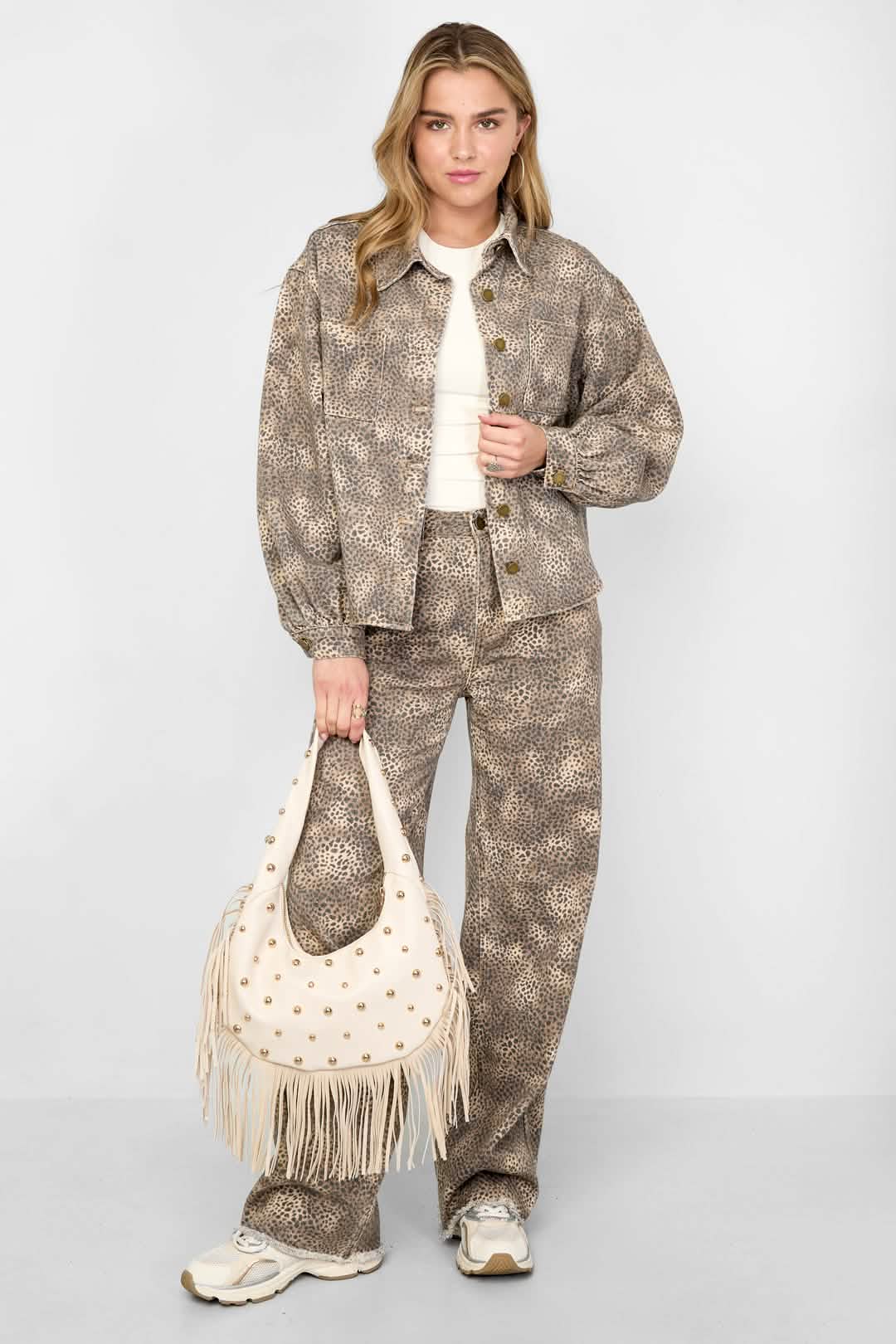 the cow girl & loving leopard jeansClothes/Women's denim/Denim Jackets & CoatsLovirea