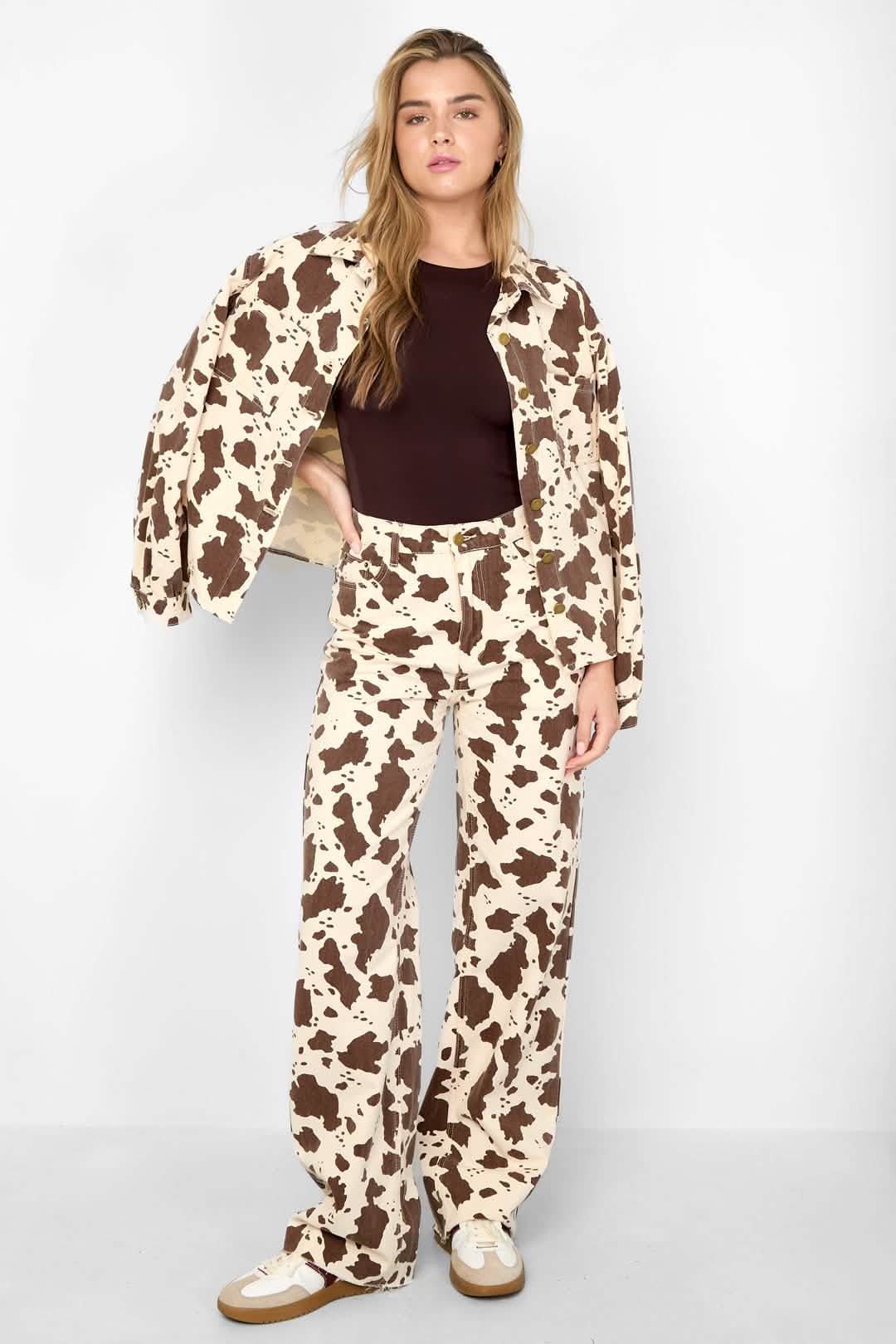 the cow girl & loving leopard jeansClothes/Women's denim/Denim Jackets & CoatsLovirea