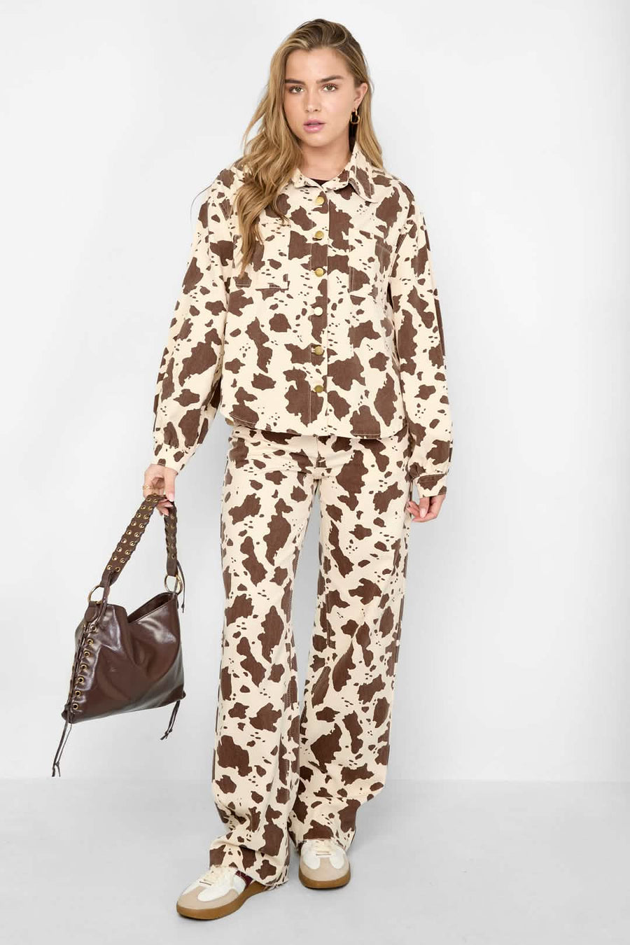 the cow girl & loving leopard jacket