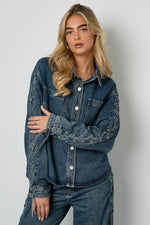 Tie - Up Jacket — Beige / DenimLovirea
