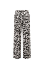 Woven Cotton Women's Straight Leg Pants Casual Zebra StripesClothes/Women's denim/Denim pantsLovirea