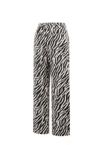 Woven Cotton Women's Straight Leg Pants Casual Zebra StripesClothes/Women's denim/Denim pantsLovirea