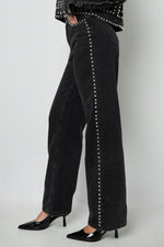 Woven Cotton Women's Straight Leg Pants Street Solid ColorClothes/Women's denim/Denim pantsLovirea